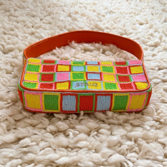 STAUD Beaded Tommy Bag in Geometric Pattern - Picture 10 of 14